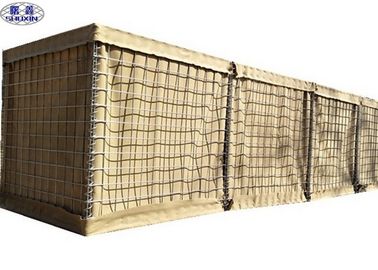 กำแพงป้องกันสิ่งกีดขวางหลายเซลลูล่าร์ตาข่าย Gabion กล่องผนัง 4-5.0 มม. ลวด Dia