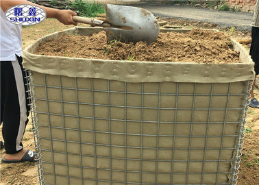 SX 11 กำแพง Gabion Barrier รอยมอร์เดนประกอบการรับรองความปลอดภัย SASO