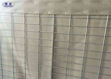 อุปสรรคการป้องกันทางทหารของ HESCO ชุบสังกะสีอย่างรวดเร็วปรับใช้กับการระเบิด