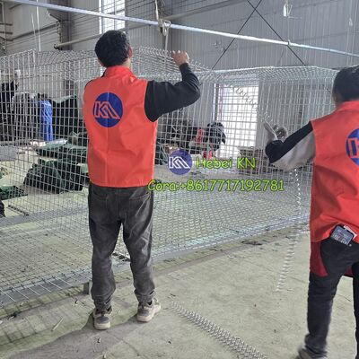 KN กล่องก๊าบิออนเหล็กผสมผสานแบบหมักร้อน ด้วยราคากลาง Hesco Barrier