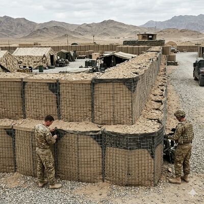 สิ่งกีดขวางการป้องกัน 2.21 ม. X 1.52 ม. X 30.5 ม. ผนังทรายกันระเบิดเพนท์บอลบังเกอร์อากาศผนังพอง