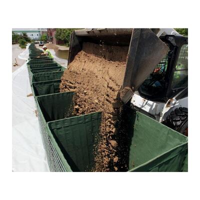 ปกป้องความแข็งแกร่งสูง ถุงทราย ปกป้องความแข็งแกร่ง ปราสาท ผนังที่เต็มไปด้วยดิน