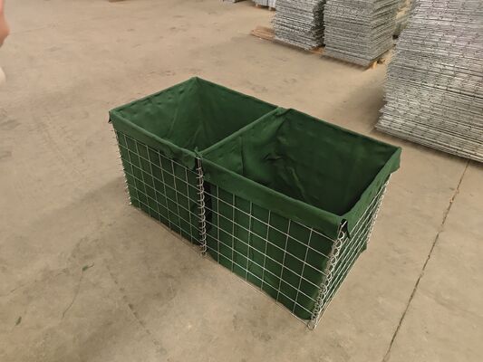 การรักษาความปลอดภัยการขายที่ร้อนแรงระดับกองทัพป้องกันสิ่งกีดขวางกำแพงป้องกันสิ่งกีดขวางทางทหารที่เต็มไปด้วยทราย