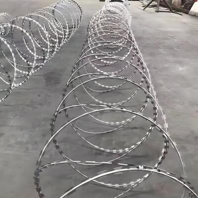 ประเทศจีน สแตนเลส Razor Wire ราคา Concertina Razor Blade สายด้ายมีดโกน สายด้ายมีดโกน