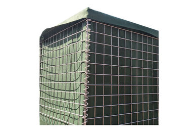 ติดตั้งง่าย Hesco Defensive Barrier Sand ที่เติมความปลอดภัยพับเก็บได้สำหรับแม่น้ำ