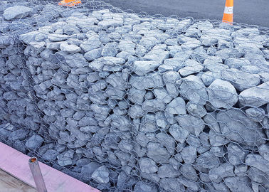 ตะกร้ากรง Gabion กำแพงสังกะสีหนักสำหรับสถานประกอบการ
