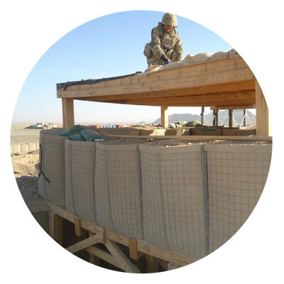 สายเหล็กเหล็กเหล็กหนัก Mesh เติมทราย KN-10 ป้องกันอุปสรรคป้องกันผนัง