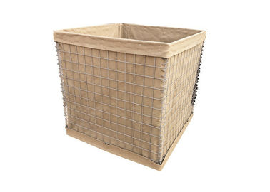 การรักษาความปลอดภัยไซต์มาตรฐานอุปสรรคทางทหาร Hesco 3''X 3 '' ทรงสี่เหลี่ยม