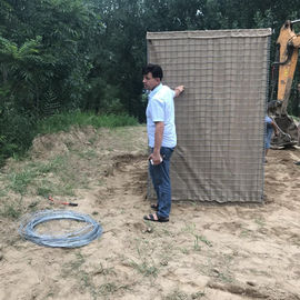Hesco Barrier ถมทรายสำหรับทหาร