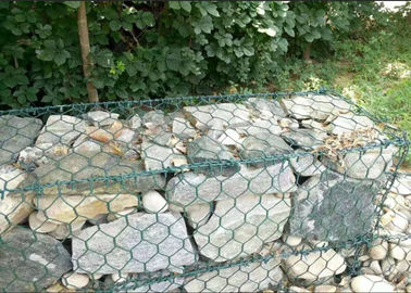 กำแพงกันดินหินหกเหลี่ยม, กำแพง Gabion ชุบสังกะสีแบบจุ่มร้อน