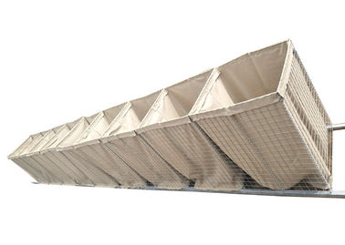 ผนังกันดินทราย Hesco Barrier Bation Mil 2 * Mil 7 สำหรับกองทัพ