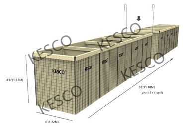 Hesco Bastion Barrier Flood Barrier Control Mil 8 Wall Sand Wall