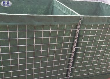Mil 1 Mil10 Welded Box กำแพงทหาร Hesco Barriers ความปลอดภัยสูง