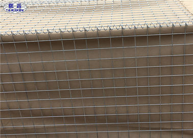 แผ่นกั้น HESCO ชุบสังกะสี HDP พร้อมสีทหาร Grenn ใช้สำหรับกำแพงกันน้ำท่วม