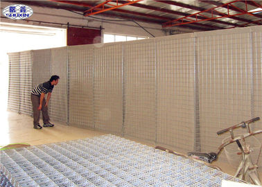 การป้องกันน้ำท่วมจากแม่น้ำป้องกันอุปสรรคประเภท Hesco Mil1 กรงเชื่อมสำหรับทราย / ดิน / ซีเมนต์