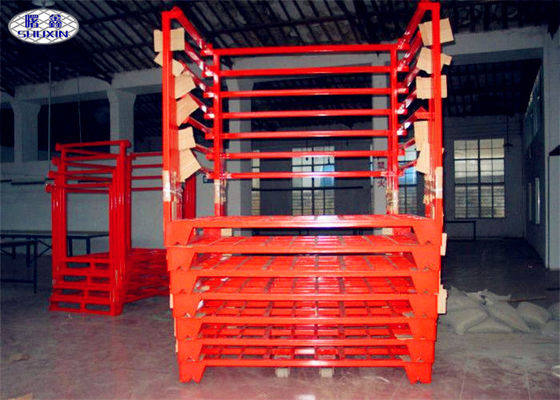 แร็ครถบรรทุกที่เก็บยางแท่นวางสินค้า Heavy Duty โลหะเหล็กถาวร / ถอดได้