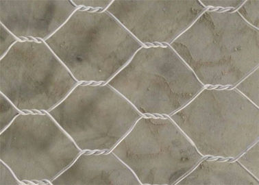 โครงการผนังหกเหลี่ยมทอ Gabion ทอกล่องผนังสำหรับปิดอ่างเก็บน้ำ