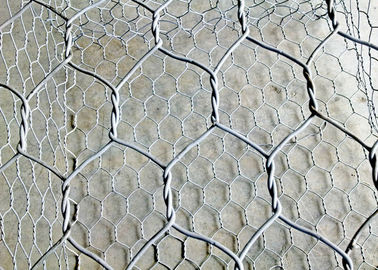 1 X 1 X 1 Gabion กำแพงกรงสังกะสีเคลือบกล่อง Gabion หกเหลี่ยมสำหรับโครงการธนาคารแม่น้ำ
