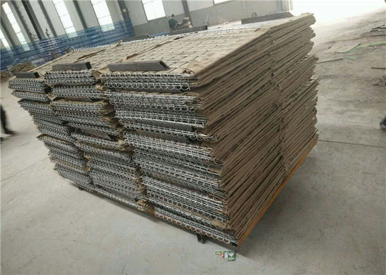 3x3Inch Sand Filled Hesco Bastion Barrier ป้องกัน Gabion Hesco กันสนิม