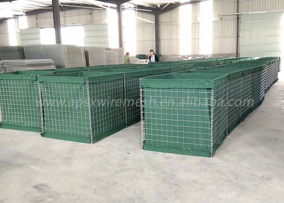 ลวดตาข่ายเหล็กเชื่อมแบบพับได้ 3x3 Mil 2 Barrier ป้องกัน