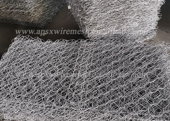 Heavy Duty Hexagonal 3.0MM Pvc Coated Gabion ลวดตาข่ายสำหรับยึด