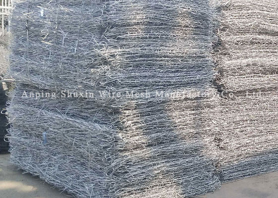 ความต้านทานสนิมท่อชุบสังกะสี / Pvc 2.0mm Gabion Wall Cages