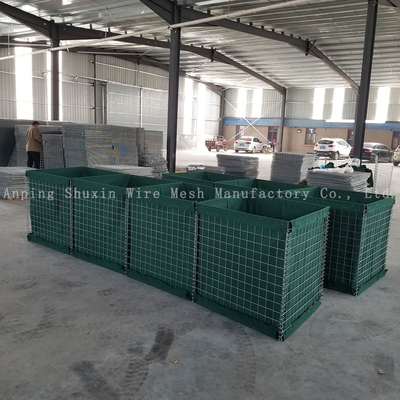 สิ่งกีดขวางการป้องกัน Mil10 ที่มีความแข็งแรงสูงพร้อม Geotextile สำหรับการควบคุมอุทกภัยของทหาร